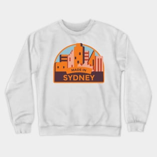 Made In Sydney Sticker Crewneck Sweatshirt